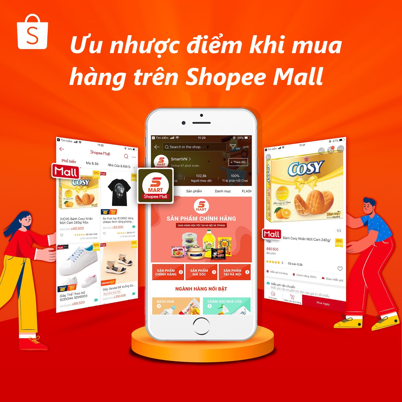 Ưu và nhược điểm khi mua hàng trên Shopee Mall