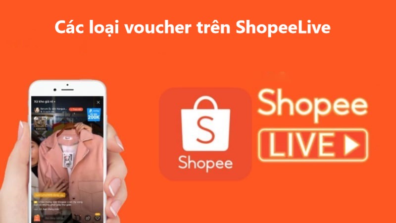 Các loại voucher trên Shopee Live 